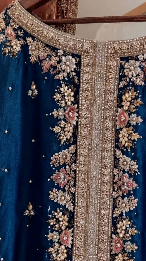 Handcrafted Pearl Embellished 3-Piece Luxury Set