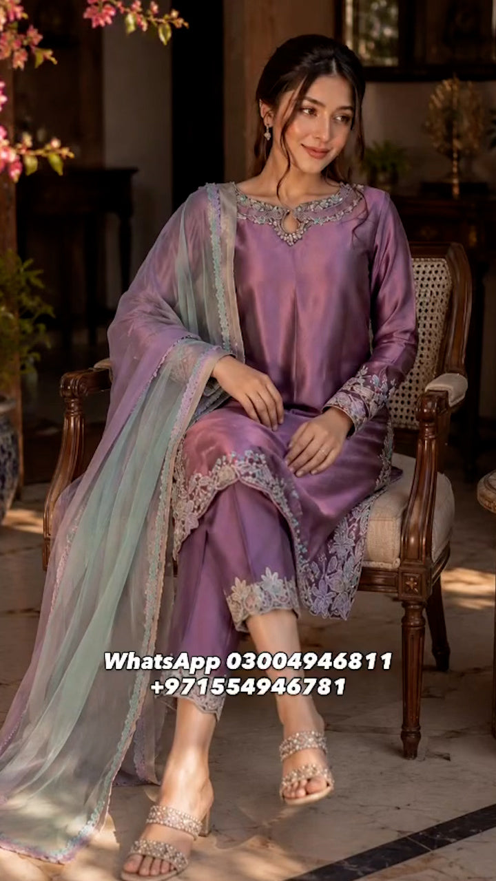 Lavender Mist Luxury 3-Piece Formal Set
