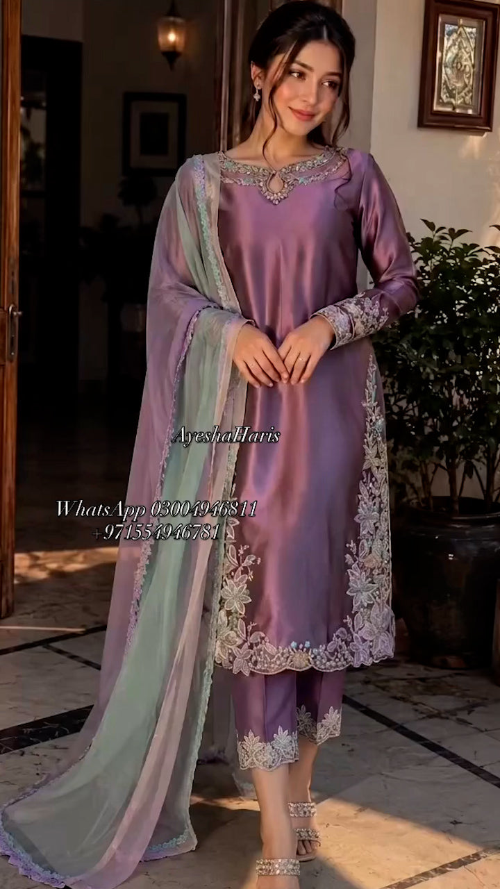 Lavender Mist Luxury 3-Piece Formal Set